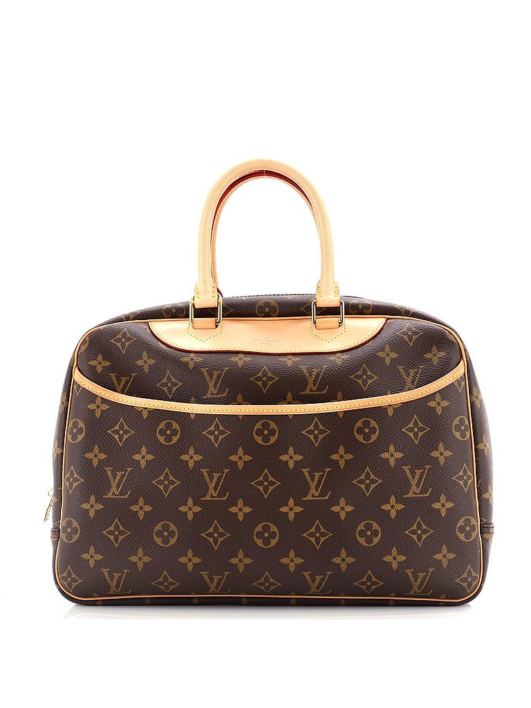 Louis Vuitton 100% Coatead Canvas Brown Deauville Handbag Monogram Canvas One size - photo 1
