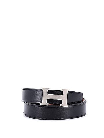 Hermès Constance Martelee H Reversible Belt Leather with Brushed Hardware Medium (view 1)