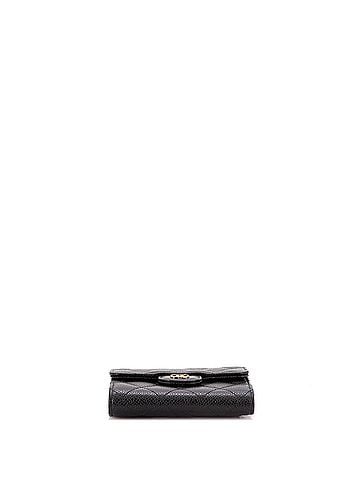 Chanel CC Compact Classic Flap Wallet Quilted Caviar (view 2)