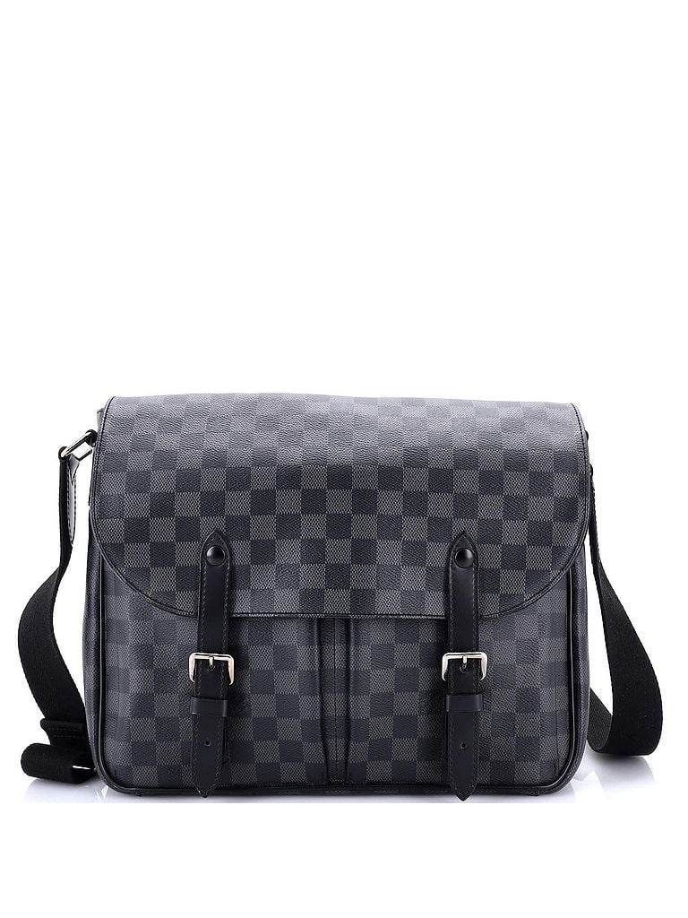 Louis Vuitton 100% Coatead Canvas Black Christopher Messenger Bag Damier Graphite One size - photo 1