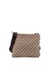 Gucci 100% Canvas Plain Brown Front Pocket Messenger Bag GG Canvas Medium One size - photo 4