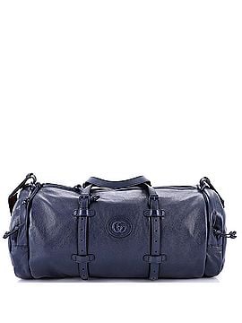 Gucci Double G Side Pocket Duffle Bag Leather (view 1)