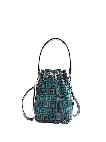 Fendi Mon Tresor Bucket Bag Zucca Tapestry Mini (view 1)