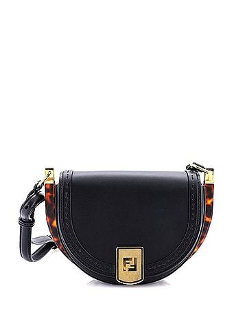 Fendi Moonlight Flap Bag Leather with Plexiglass Detail (view 1)