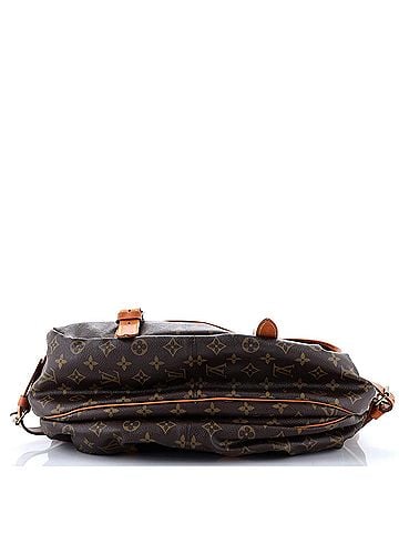 Louis Vuitton Saumur Handbag Monogram Canvas 43 (view 2)