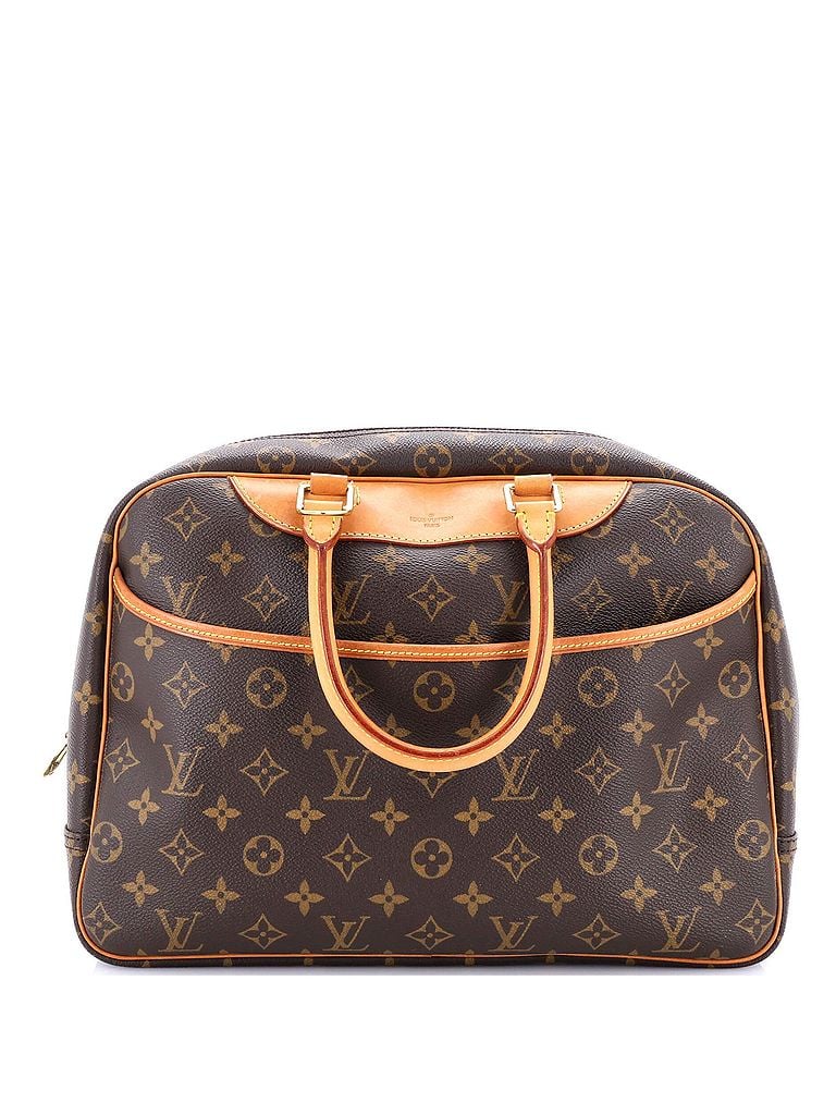 Louis Vuitton 100% Coatead Canvas Brown Deauville Handbag Monogram Canvas One size - photo 1