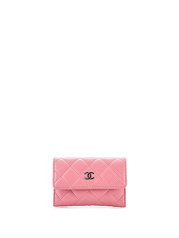 Chanel CC Flap Card Case Quilted Lambskin (view 1)