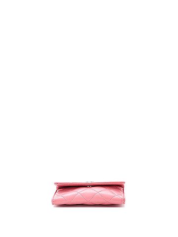 Chanel CC Flap Card Case Quilted Lambskin (view 2)