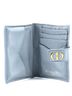 Christian Dior 100% Leather Blue Caro Dandelion Card Holder Cannage Quilt Leather One size - photo 5