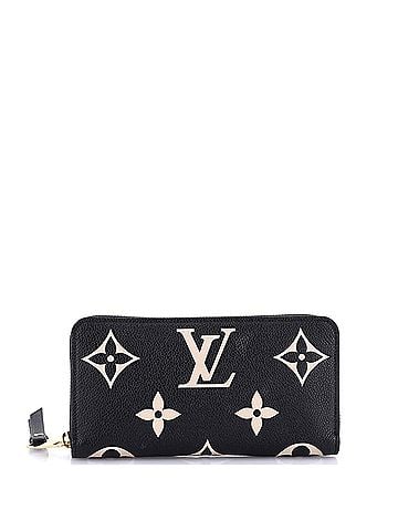 Louis Vuitton Zippy Wallet Bicolor Monogram Empreinte Giant (view 1)