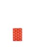 Goyard 100% Coatead Canvas Orange Saint Marc Card Case Coated Canvas One size - photo 1