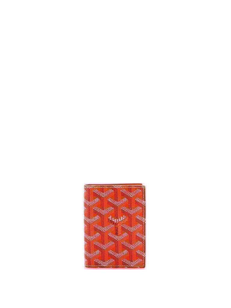 Goyard 100% Coatead Canvas Orange Saint Marc Card Case Coated Canvas One size - photo 1