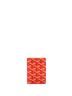 Goyard 100% Coatead Canvas Orange Saint Marc Card Case Coated Canvas One size - photo 4