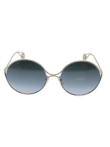 Gucci Gold Metal Glasses (view 1)