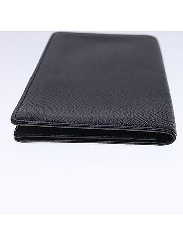 Louis Vuitton Porte Carte Credit Black Calfskin Wallet (view 2)