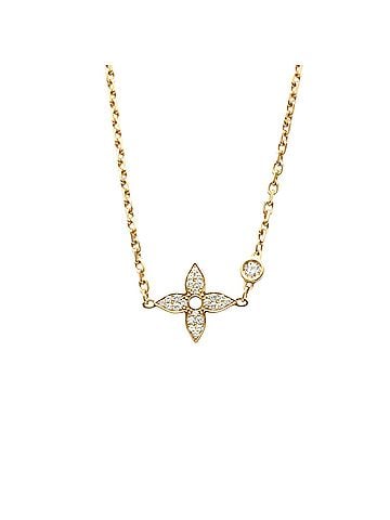 Louis Vuitton Idylle Blossom Gold Rose Gold Necklace Jewelry (view 2)