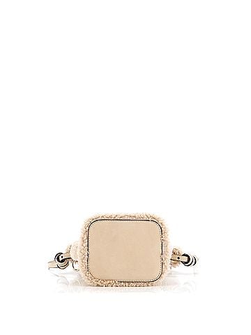 Fendi Logo Mon Tresor Bucket Bag Shearling with Nubuck Mini (view 2)
