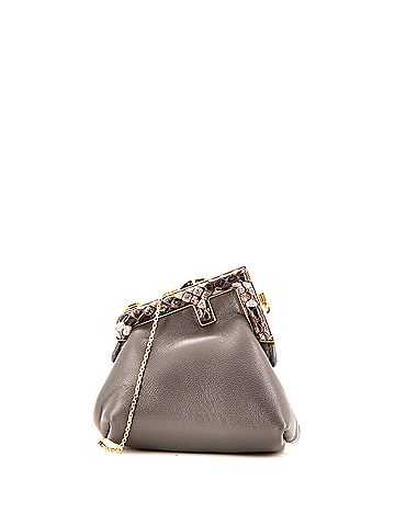 Fendi First Charm Crossbody Bag Leather Nano (view 1)
