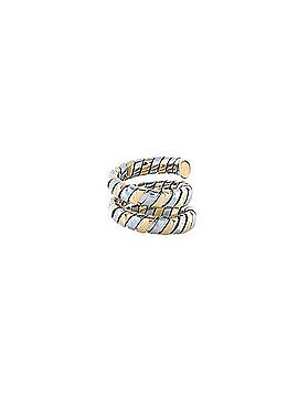 Bvlgari Tubogas Double Ring 18K Yellow Gold and 18K White Gold (view 2)