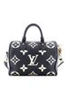 Louis Vuitton 100% Leather Black Speedy Bandouliere Bag Bicolor Monogram Empreinte Giant 25 One size - photo 4