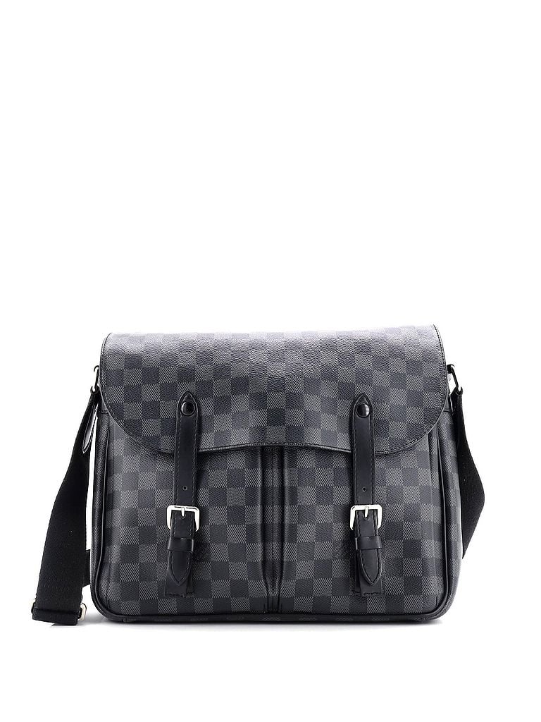Louis Vuitton 100% Coatead Canvas Black Christopher Messenger Bag Damier Graphite One size - photo 1