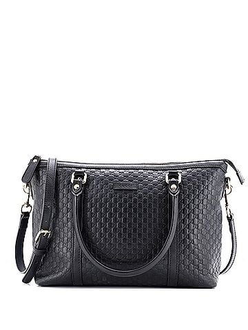 Gucci Britt Convertible Dome Satchel Microguccissima Leather Medium (view 1)