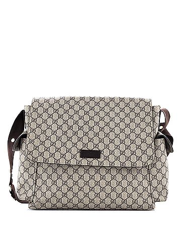 Gucci Diaper Bag GG Coated Canvas (view 1)