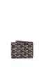 Goyard 100% Coatead Canvas Black Insert Victoire Card Case Wallet Coated Canvas One size - photo 4