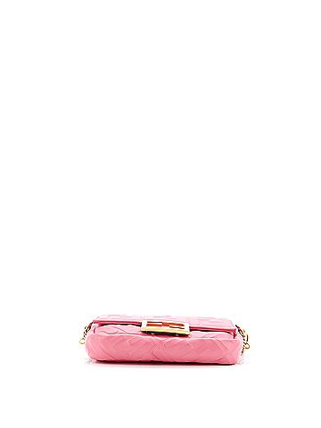 Fendi Baguette NM Bag Zucca Embossed Leather Mini (view 2)