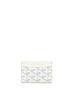 Goyard 100% Coatead Canvas White Saint Sulpice Card Holder Coated Canvas One size - photo 1