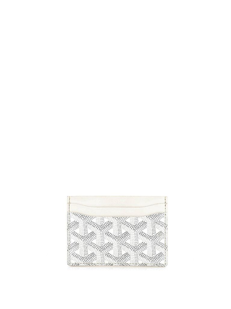 Goyard 100% Coatead Canvas White Saint Sulpice Card Holder Coated Canvas One size - photo 1