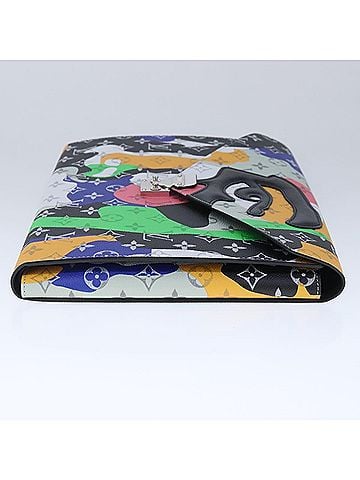 Louis Vuitton Multicolour Canvas Clutch Bag (view 2)