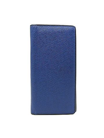 Louis Vuitton Brazza Blue Leather Wallet (view 1)
