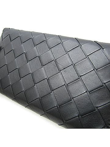 Bottega Veneta Intrecciato Black Leather Wallet (view 2)