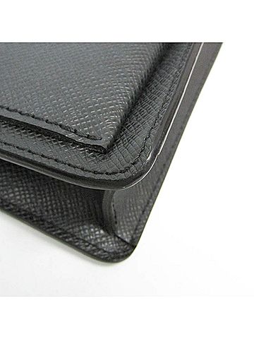 Louis Vuitton Veraiya Black Leather Clutch Bag (view 2)