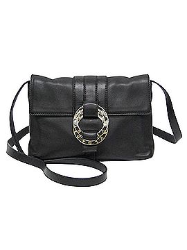 Bvlgari Black Leather Shopper Bag (view 1)