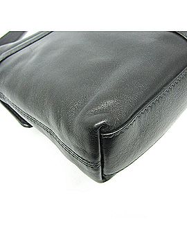 Bvlgari Black Leather Shopper Bag (view 2)