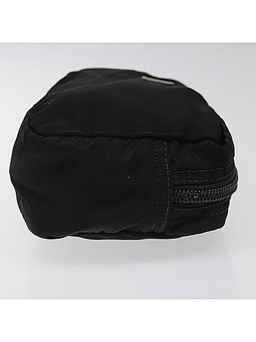 Prada Cosmetic Pouch Black Synthetic Clutch Bag (view 2)