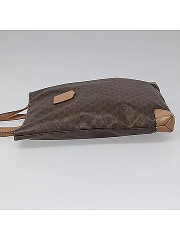 Céline Macadam Brown Canvas Handbag (view 2)