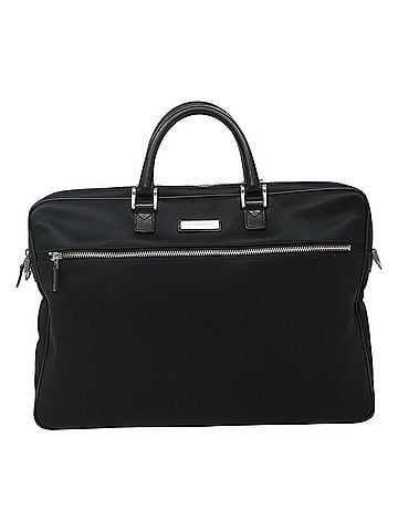 Burberry Nova Check Black Synthetic Briefcase Bag (view 1)