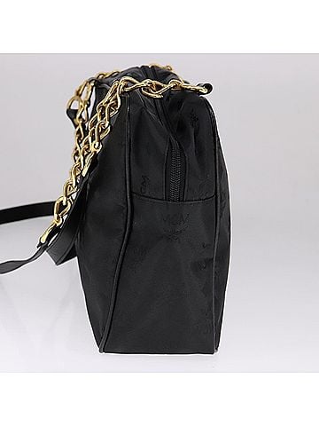 MCM Visetos Black Synthetic Shoulder Bag (view 2)