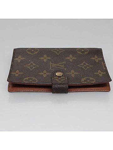 Louis Vuitton Couverture Agenda Fonctionnel Pm Brown Canvas Wallet (view 2)