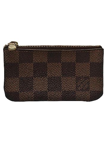 Louis Vuitton Pochette Clés Brown Canvas Wallet (view 1)