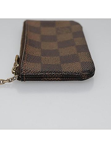 Louis Vuitton Pochette Clés Brown Canvas Wallet (view 2)
