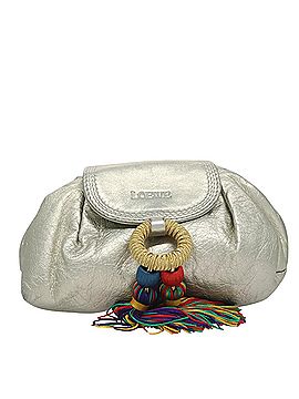 Loewe Silver Leather Shoulder Bag (view 1)