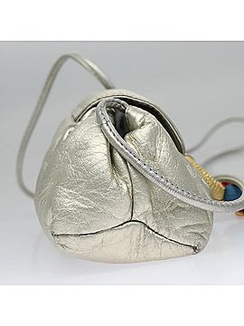 Loewe Silver Leather Shoulder Bag (view 2)