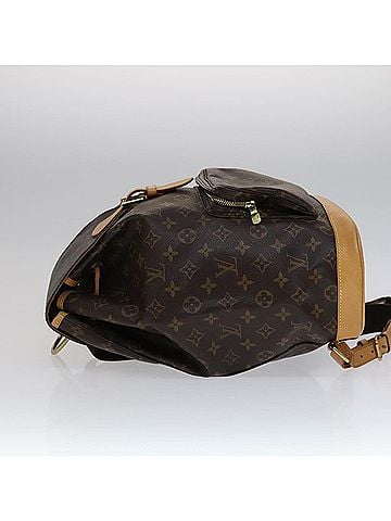 Louis Vuitton Montsouris Gm Brown Canvas Backpack Bag (view 2)