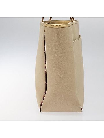 Burberry Blue Label Beige Canvas Tote Bag (view 2)