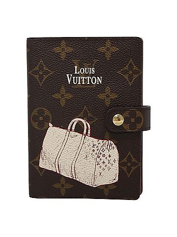 Louis Vuitton Agenda Pm Brown Canvas Wallet (view 1)