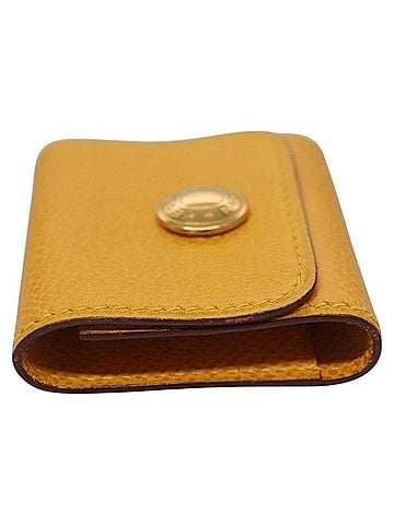 Hermès Yellow Leather Wallet (view 2)